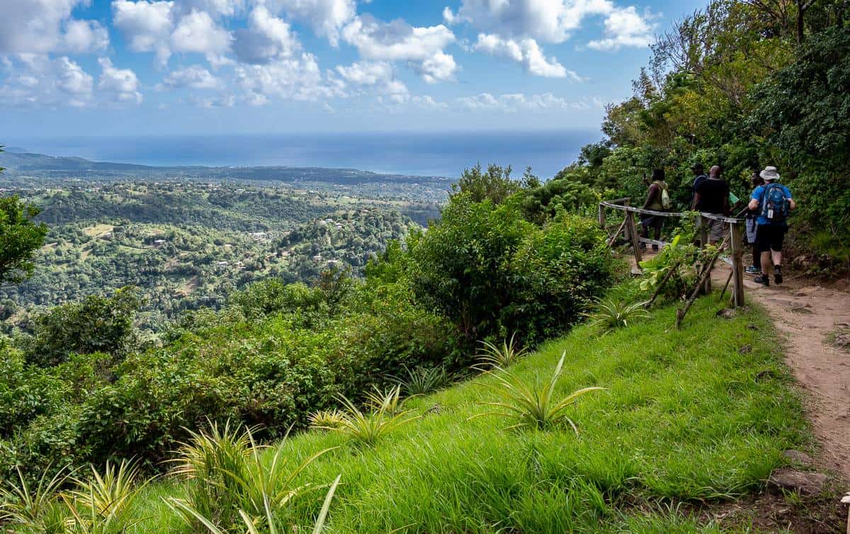 Tropical Paradise View in Marigot Bay, Saint Lucia